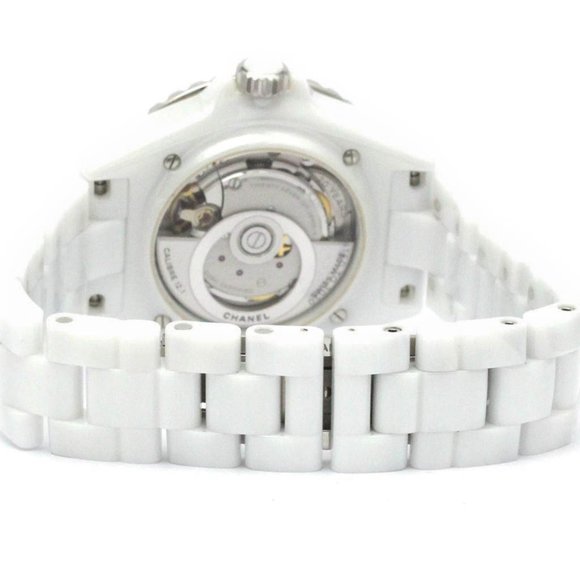 CHANEL J12 Ceramic Automatic Mens Watch H6476 Polished - Picture 5 of 9